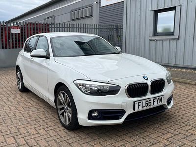 Used BMW 118 Sport Line 2016 White Hatchback