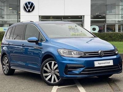 Blue Used 2020 VW Touran R-line MPV | £25,599 (A bit pricey)
