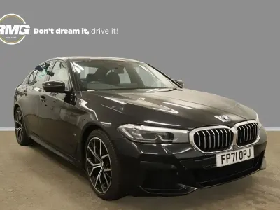 Used BMW 530 M Sport 282 HP (207 kW) 2021 Black Sedan