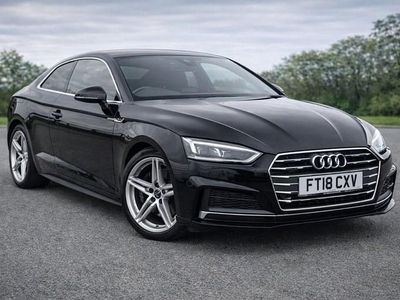 Used Audi A5 S-Line 150 HP (110 kW) 2018 Black Coupe