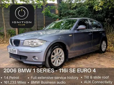 Used BMW 116 2006 Blue Hatchback
