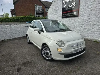 Used Fiat 500 Lounge 69 HP (50 kW) 2010 White Hatchback
