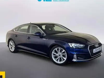Used Audi A5 Sportback Sport 150 HP (110 kW) 2024 Blue Hatchback