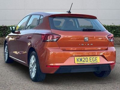 Begagnad Seat Ibiza SE Technology 2020 Orange Halvkombi