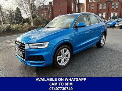 Used Audi Q3 S-Line 150 HP (110 kW) 2017 Blue SUV