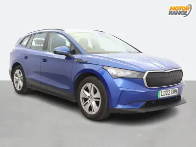 Used Skoda Enyaq iV ecoSuite 131 kW (179 HP) 2022 Blue SUV