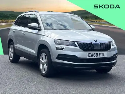 Używany Skoda Karoq SE 150 KM (110 kW) 2018 Srebrny SUV