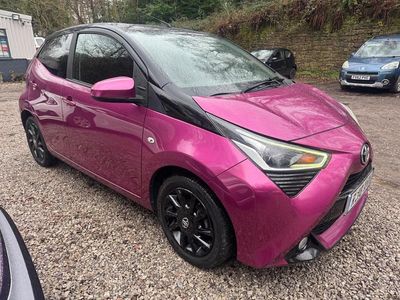Used Toyota Aygo X-cite 69 HP (50 kW) 2018 Purple Hatchback