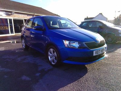 Blue Used 2017 Skoda Fabia SE Hatchback | £7,495 (A bit pricey)