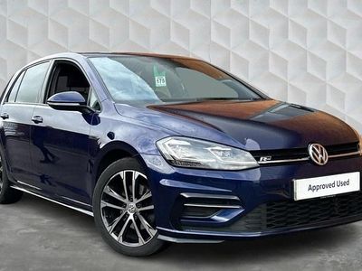 Used VW Golf VII R-line Edition 150 HP (110 kW) 2020 Blue Hatchback