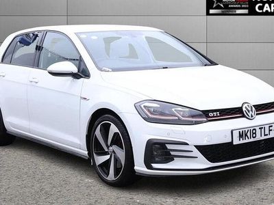 White Used 2018 VW Golf VII GTI Hatchback | £15,900 (Fair price)
