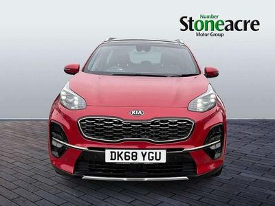 Used Kia Sportage GT-Line S 136 HP (100 kW) 2018 Red SUV