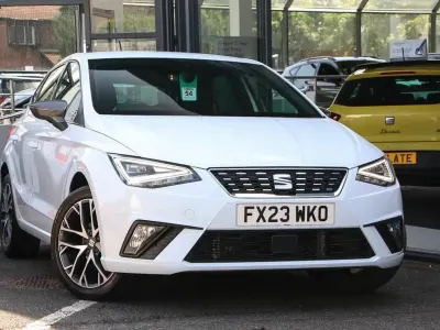 Used Seat Ibiza XCELLENCE 94 HP (69 kW) 2023 White Hatchback