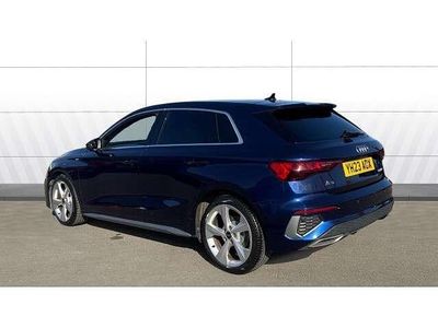 Używany Audi A3 S-Line 110 KM (80 kW) 2023 Niebieski Sedan/Limuzyna