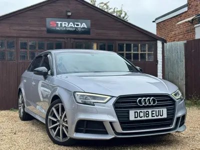 Used Audi A3 Sportback Black Edition 150 HP (110 kW) 2018 Silver Hatchback