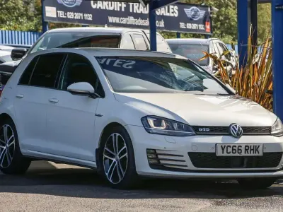 Used VW Golf VII GTD 184 HP (135 kW) 2016 White Hatchback