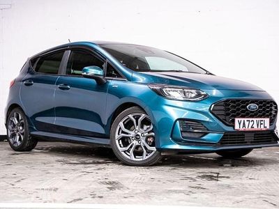 Usado Ford Fiesta ST-Line 125 HP (91 kW) 2023 Azul Citadino