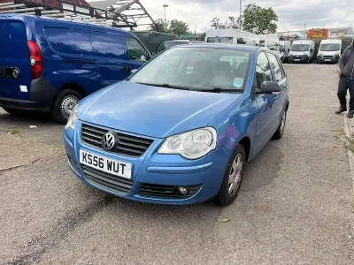 Used VW Polo S 64 HP (47 kW) 2007 Blue Hatchback