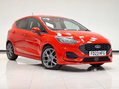 Used Ford Fiesta ST-Line 125 HP (91 kW) 2023 Red Hatchback