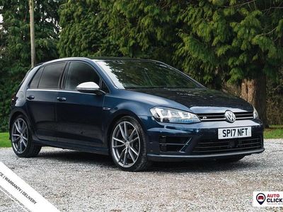 Used VW Golf VII R 2017 Blue Hatchback