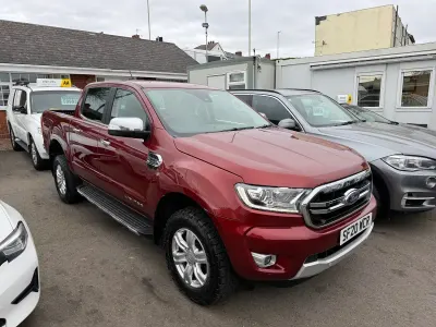 Used Ford Ranger Limited 170 HP (125 kW) 2020 Red Pickup