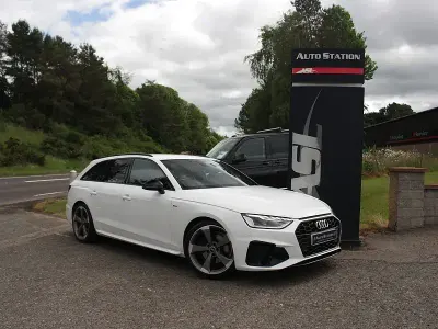 Used Audi A4 Black Edition 150 HP (110 kW) 2021 White Estate