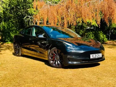 Used Tesla Model 3 Performance 461 kW (627 HP) 2021 Black Sedan