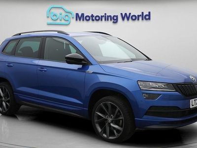 Used Skoda Karoq SportLine 150 HP (110 kW) 2020 Blue SUV