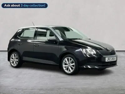 Used Skoda Fabia SE 75 HP (55 kW) 2015 Black Hatchback