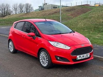Used Ford Fiesta Titanium 2014 Red Hatchback