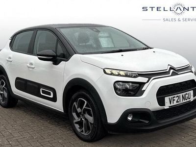 White Used 2021 Citroën C3 PureTech Hatchback | £10,480 (Fair price)