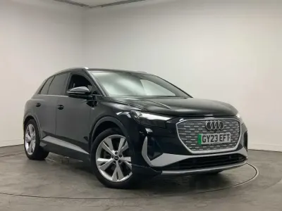 Used Audi Q4 e-tron S-Line 150 kW (204 HP) 2023 Black SUV