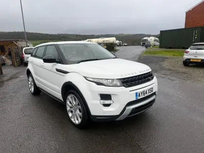 Used Land Rover Range Rover evoque Dynamic 190 HP (139 kW) 2014 White SUV