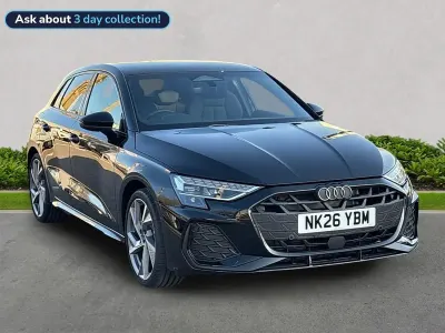 Used Audi A3 Sportback Black Edition 150 HP (110 kW) 2026 Black Hatchback