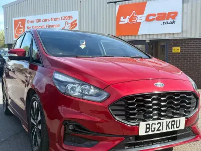 Begagnad Ford S-MAX ST-Line 190 HK (139 kW) 2021 Röd Minibuss