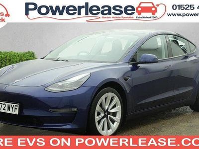 Blue Used 2022 Tesla Model 3 Sedan | £20,789 (Fair price)