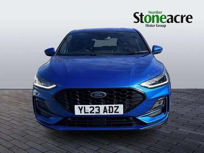 Used Ford Focus ST-Line 125 HP (91 kW) 2023 Blue Hatchback