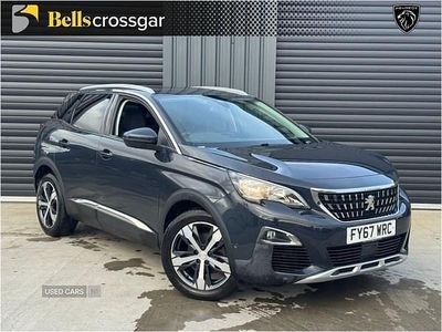 Grey Used 2017 Peugeot 3008 Allure Hatchback | £10,495 (Fair price)
