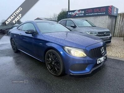 Blue Used 2018 Mercedes C43 AMG Premium Plus Coupe | £25,995 (Fair price)