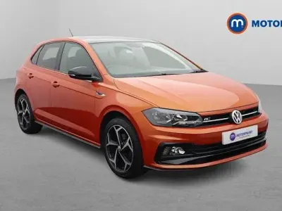 Used VW Polo R-line 116 HP (85 kW) 2020 Orange Hatchback