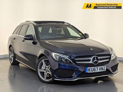 used Mercedes C250 C Class 2.1AMG Line (Premium Plus) G-Tronic+ Euro 6 (s/s) 5dr SVC HISTORY PARKING SENSORS Estate