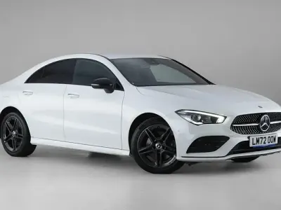 Used Mercedes CLA250e AMG Line Premium 218 HP (160 kW) 2022 White Coupe