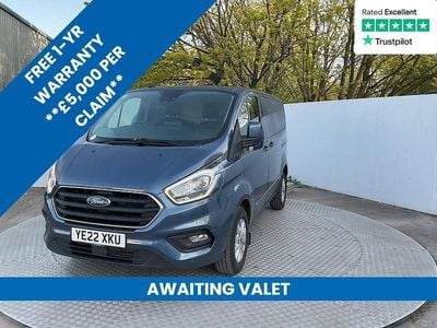 Used Ford Transit Custom Limited 130 HP (95 kW) 2022 Blue Van