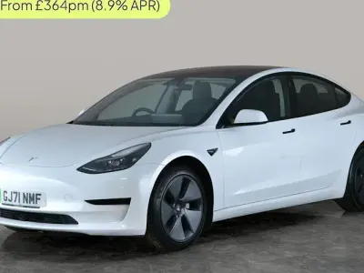 Used Tesla Model 3 Standard Range 208 kW (283 HP) 2021 White Sedan