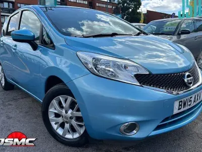 Used Nissan Note Acenta 80 HP (58 kW) 2015 Blue Hatchback