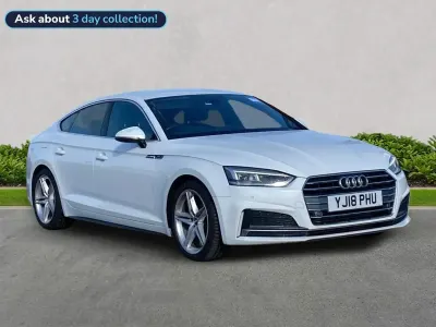 Usado Audi A5 Sportback S-Line 190 CV (139 kW) 2018 Blanco Utilitario
