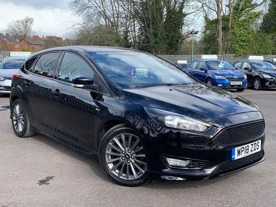 Used Ford Focus ST-Line 140 HP (102 kW) 2018 Black Hatchback