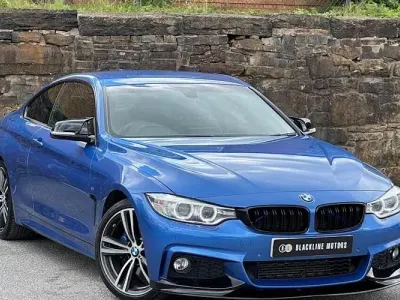 Used BMW 420 Coupé M Sport 190 HP (139 kW) 2016 Blue Coupe