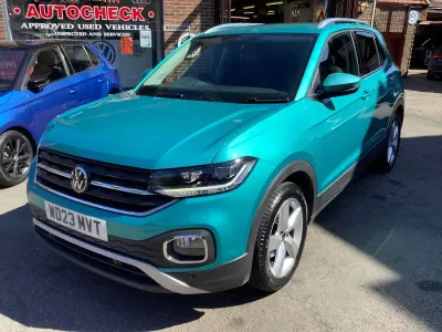 Used VW T-Cross SEL 110 HP (80 kW) 2023 Turquoise SUV