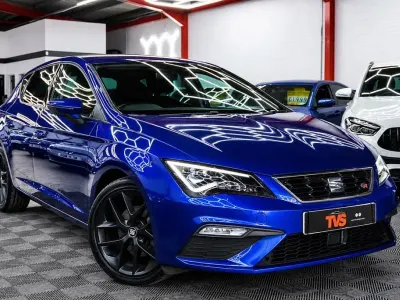 Used Seat Leon FR 125 HP (91 kW) 2018 Blue Hatchback